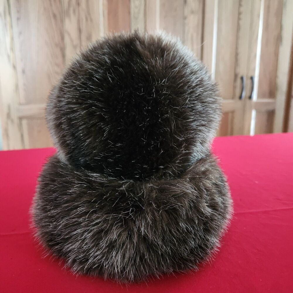 Everitt Cossack Hat Faux Fur Woman's Vintage Winter - Picture 9 of 9